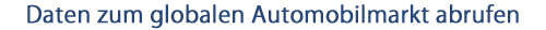 Daten zum globalen Automobilmarkt abrufen